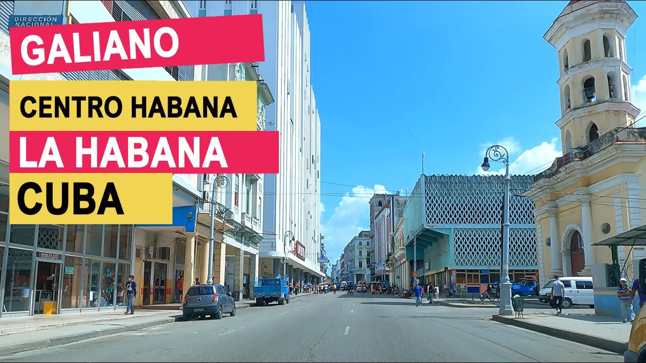 Manejando por las Calles de Centro Habana Cuba