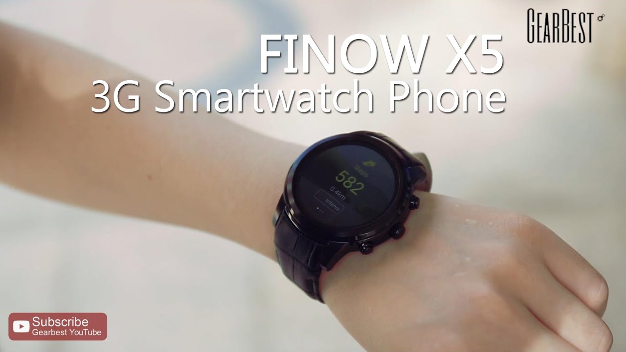 FINOW X5 3G Smartwatch Phone - Gearbest.com