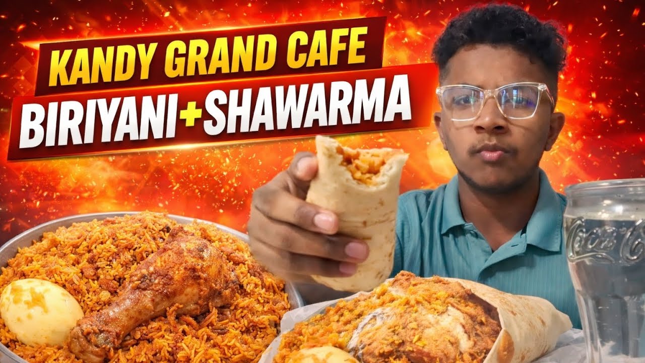 Chicken Biriyani + Shawarma || Food Video || ASMR || 6 || Sri Lanka 🇱🇰 