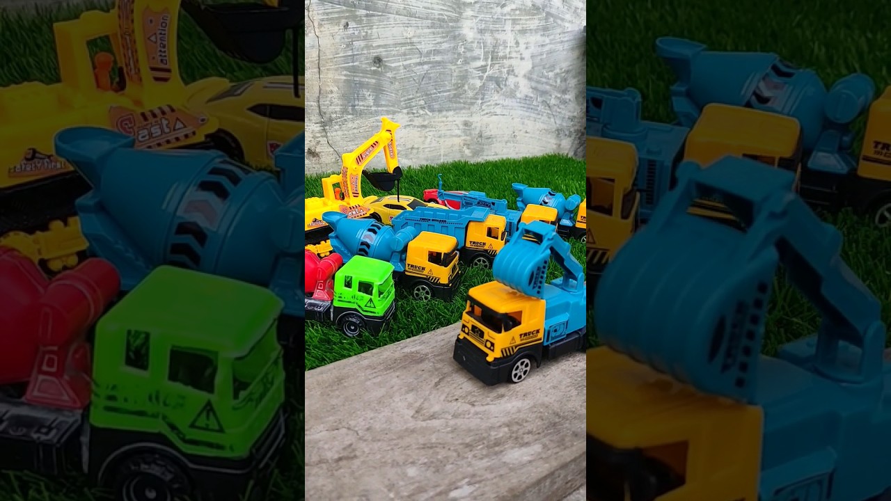 Mainan Mobil Truk Pasir, Truk Oleng,Truk Derek,beko #mainan #mainanmobil #mobil