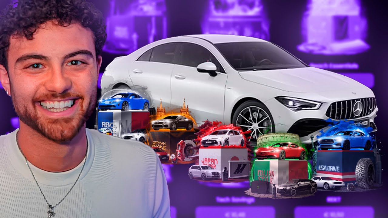 GANHEI UM MERCEDES CLA NA CAIXA 😭