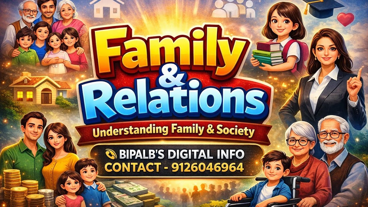Family & Relations Explained | Joint Family vs Nuclear Family | Society & Environment #biplabsarkar 