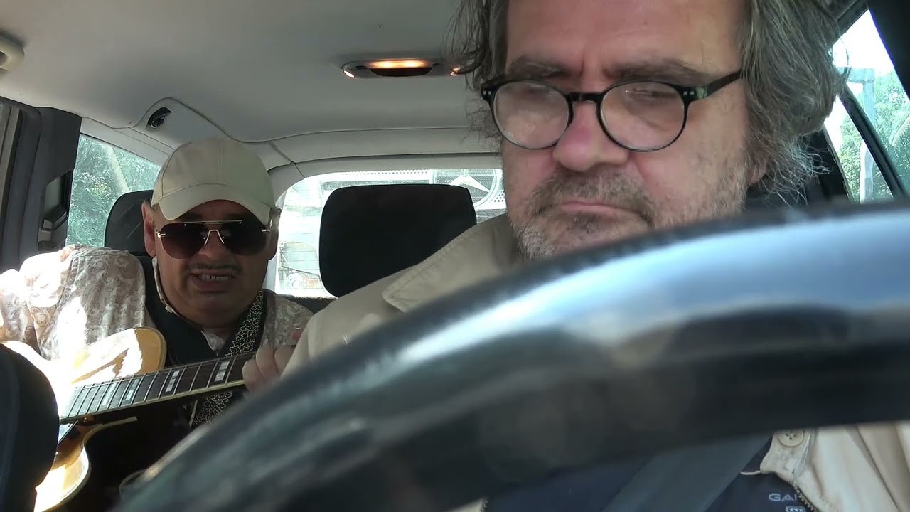 Mit Mario Adler im Auto