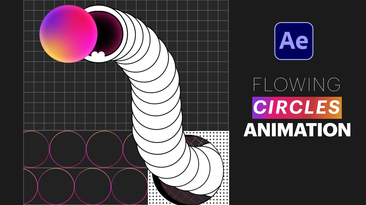 Flowing Circles Animation in After Effects – A Creative Motion Design Tutorial