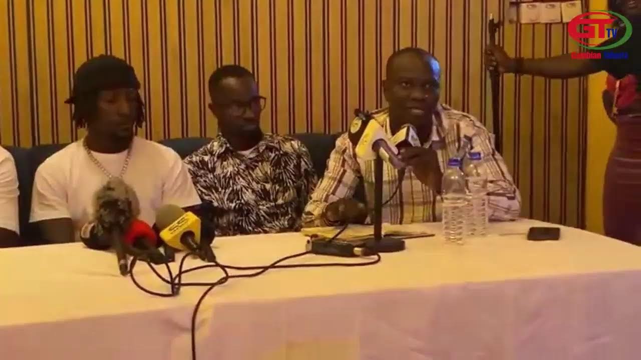 ST BRIKAMA BOYO   HELD PRESS CONFERENCE AHEAD OF TERIYA CONCERT