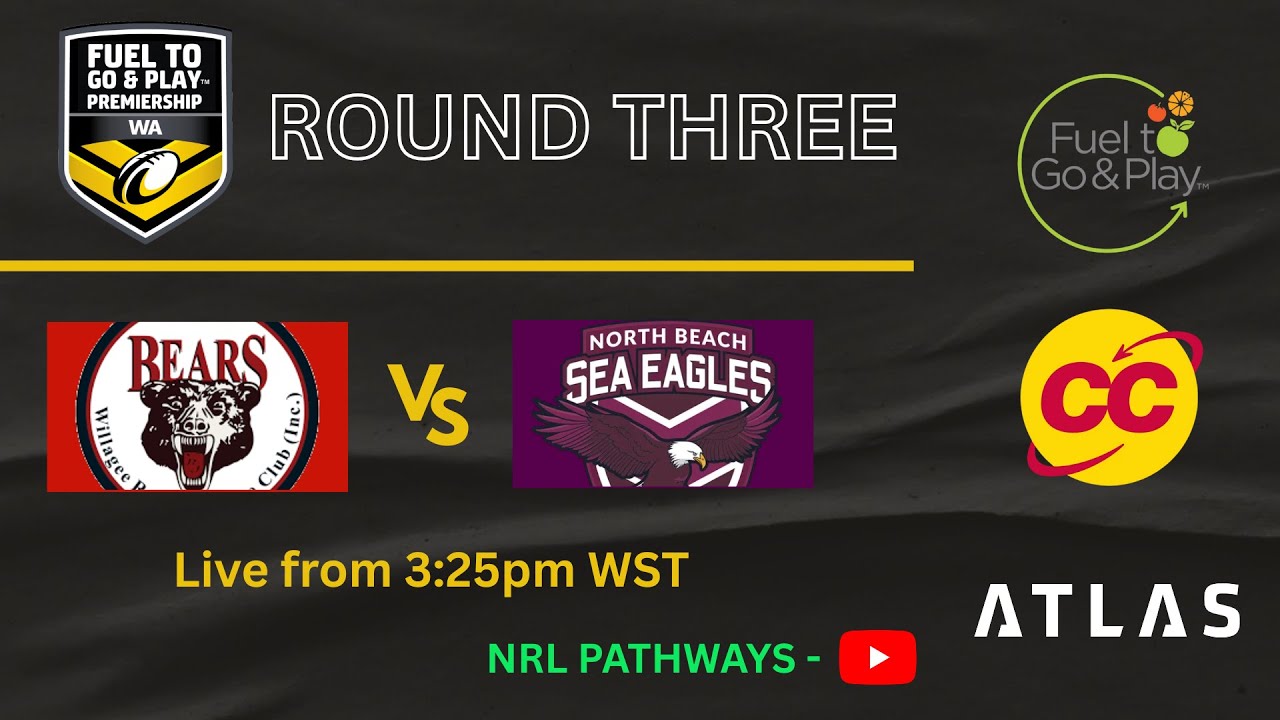 NRL WA Fuel To Go & Play Men's Premiership Round 3 - Willagee Bears v North Beach Sea Eagles