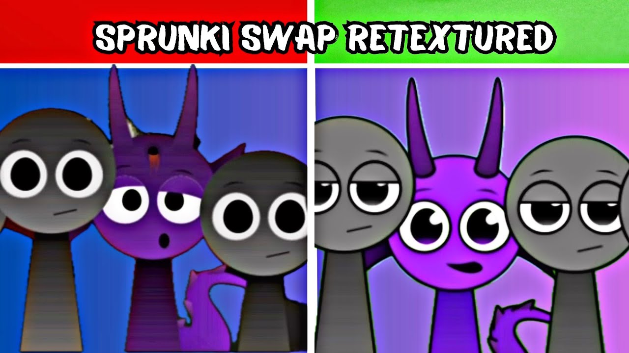 SPRUNKi Swap Retextured (New Update) - Gameplay Showcase