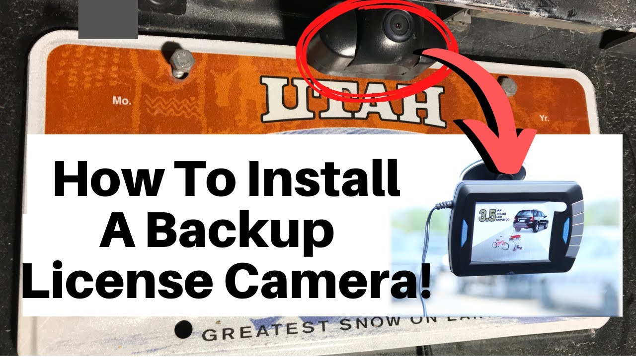 How To Install A Wireless Vehicle Backup Camera!