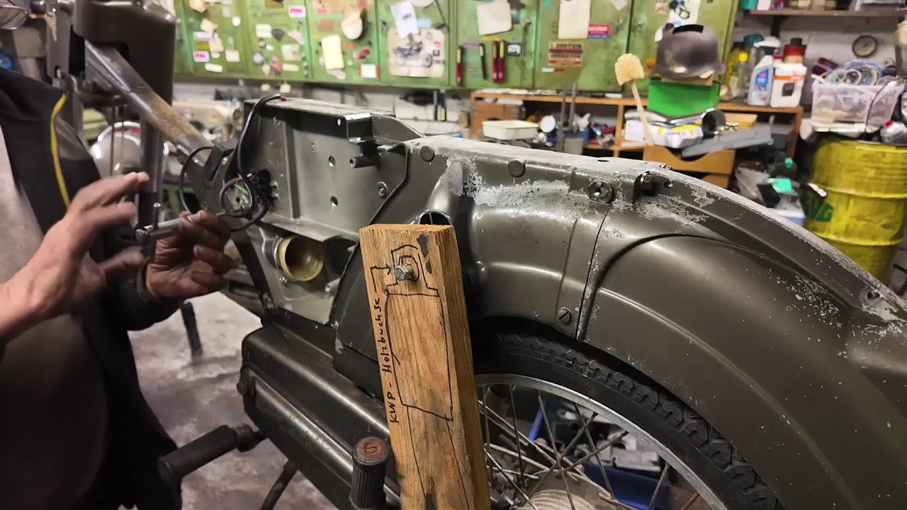 Zündapp 515-004 Arbeiten am Rahmen | Kradstream