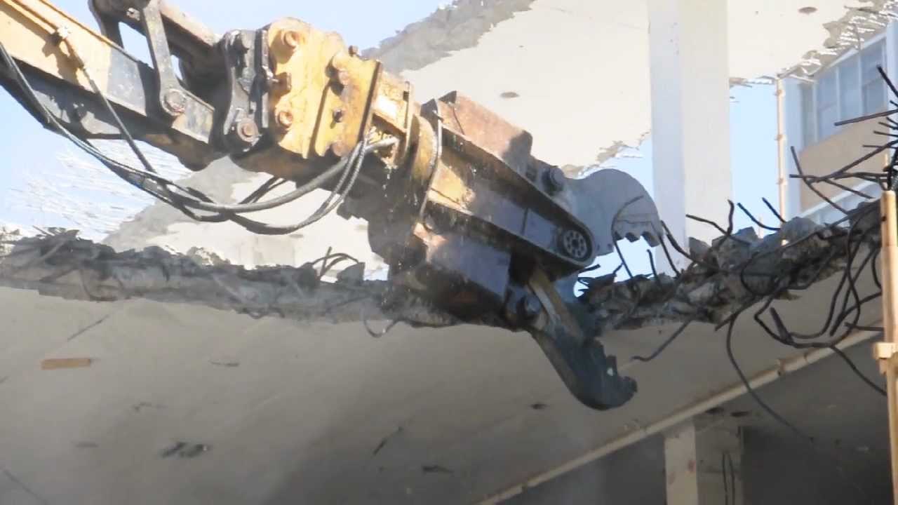 Architecture building under demolition