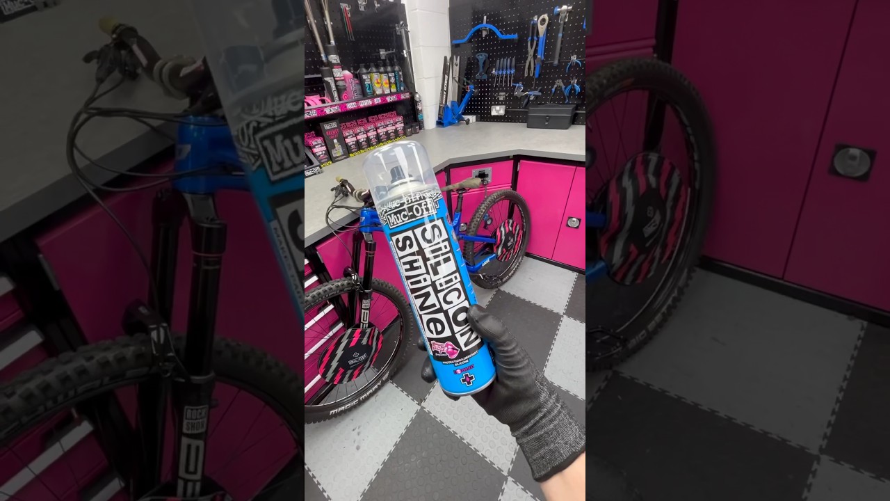 HOW TO RIDE SMOOTHER. PROTECT YOUR BIKE WITH SILICONE SHINE #mucoff