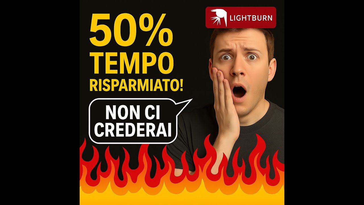 Come dimezzare il tempo di incisione con LightBurn – metodo garantito!