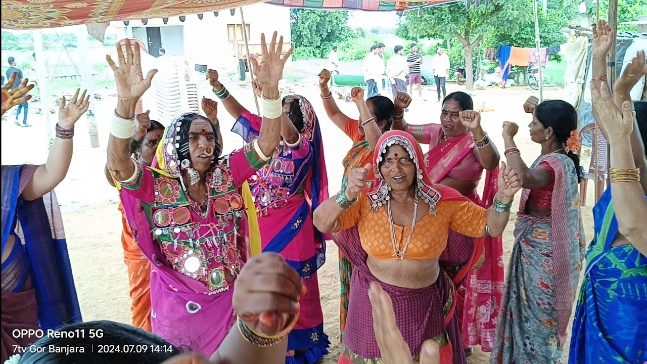 Banjara Culture Songs Ladies Dance Gongloor Thanda Sangareddy Jagadamba Matha Sevalal Maharaj Temple