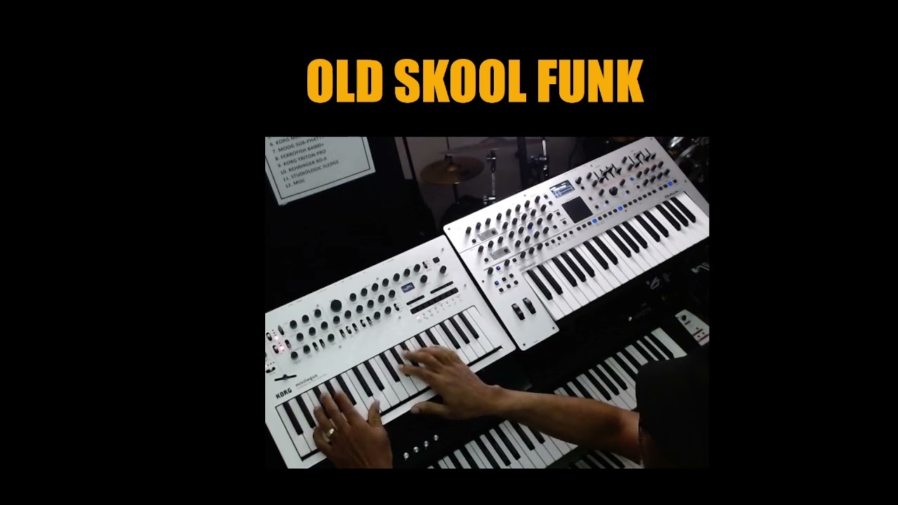 Old School Funk 80's style: featuring Korg Minilogue on Funk bass 