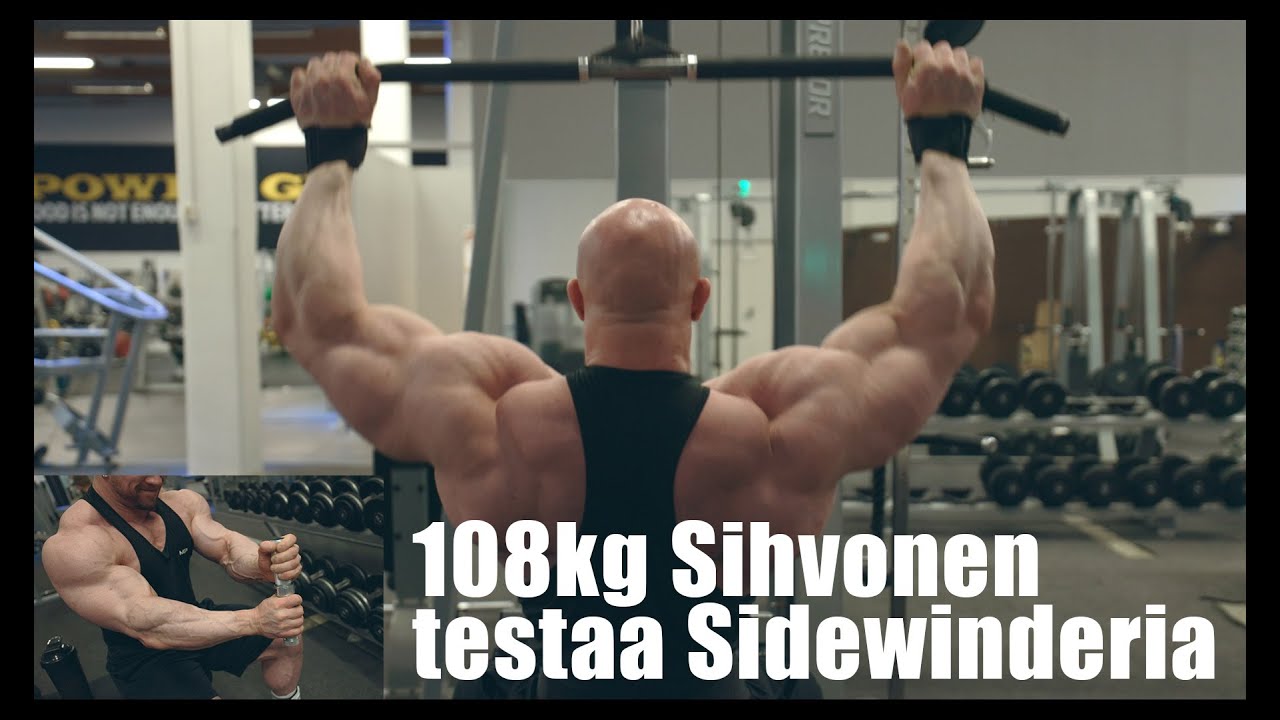 108kg Sihvonen testaa Sidewinderia