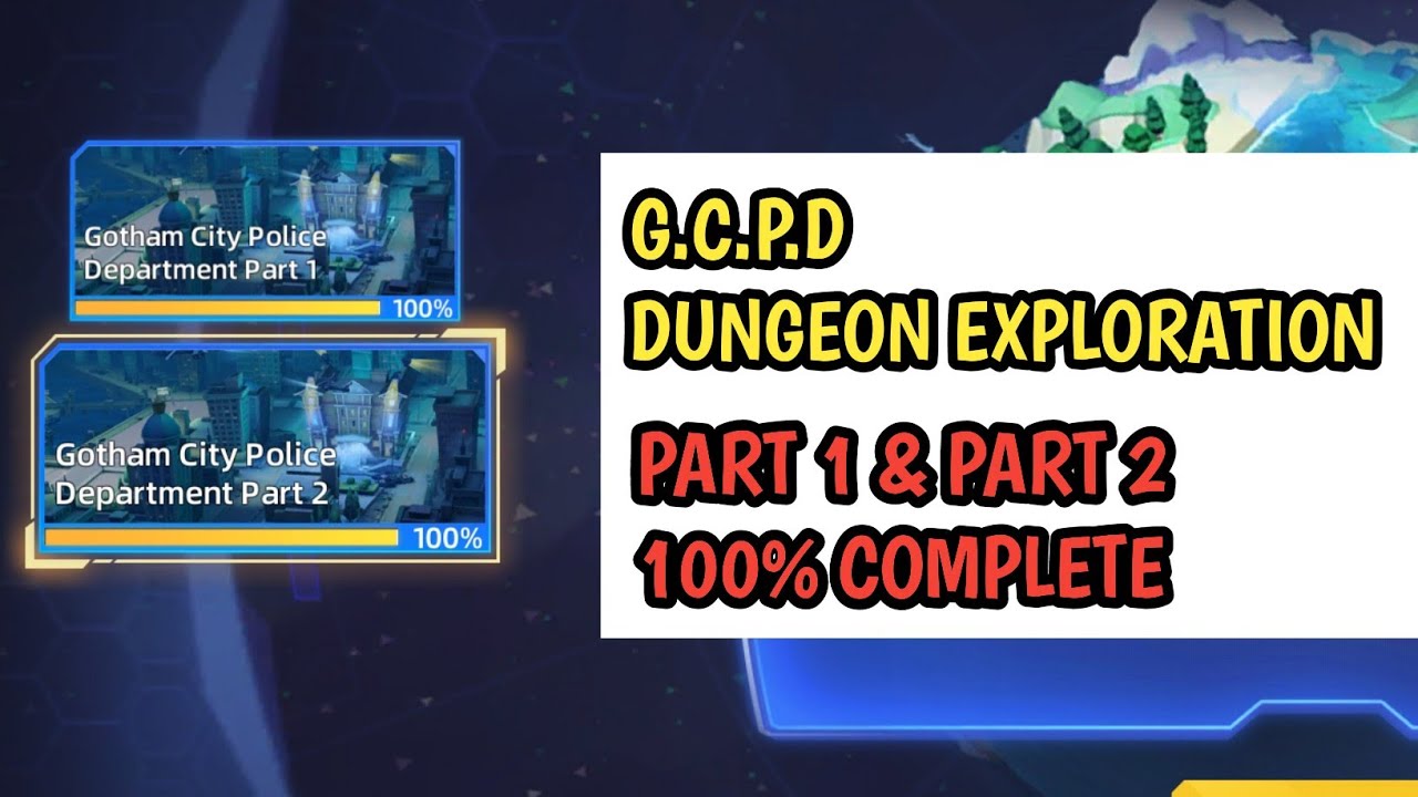 GCPD PART 1 & PART 2 (100% EXPLORATION WALKTHROUGH !!! )| DC Worlds Collide Indonesia