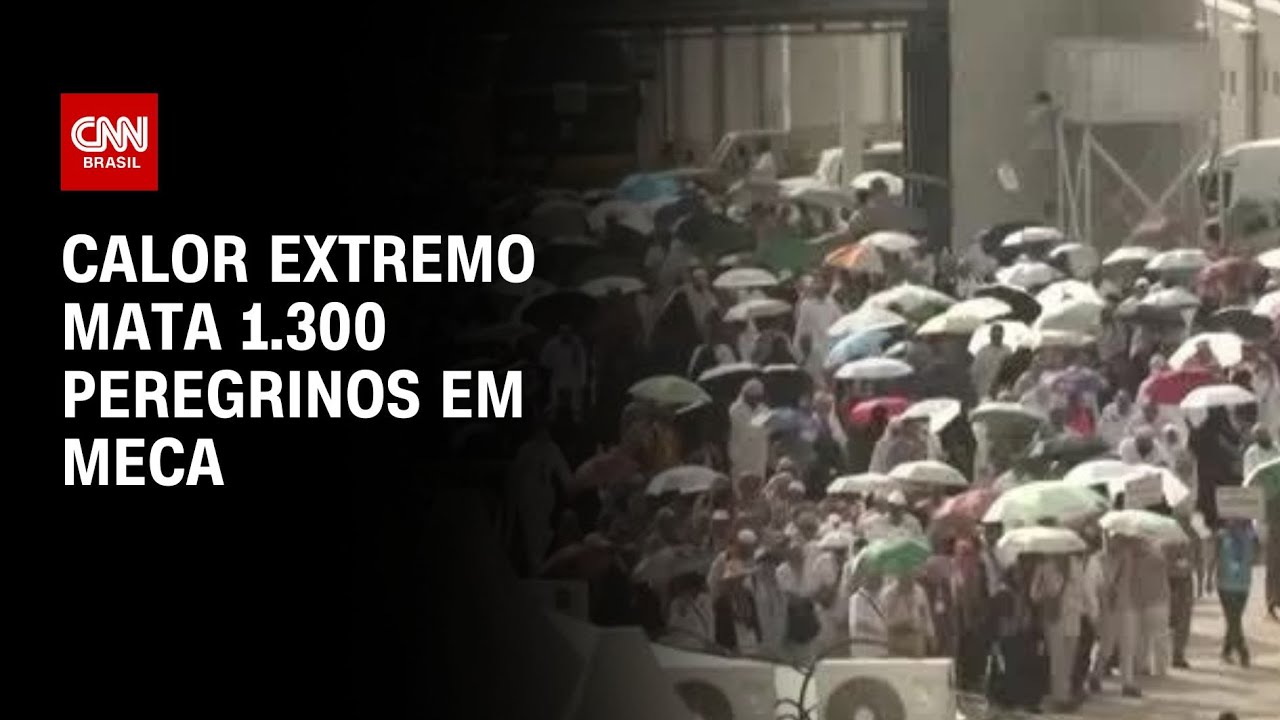 Calor extremo mata 1.300 peregrinos em Meca | LIVE CNN