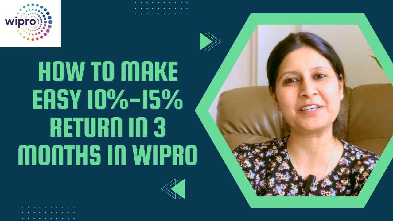 How To make Easy 15% Return in 3 months in Wipro