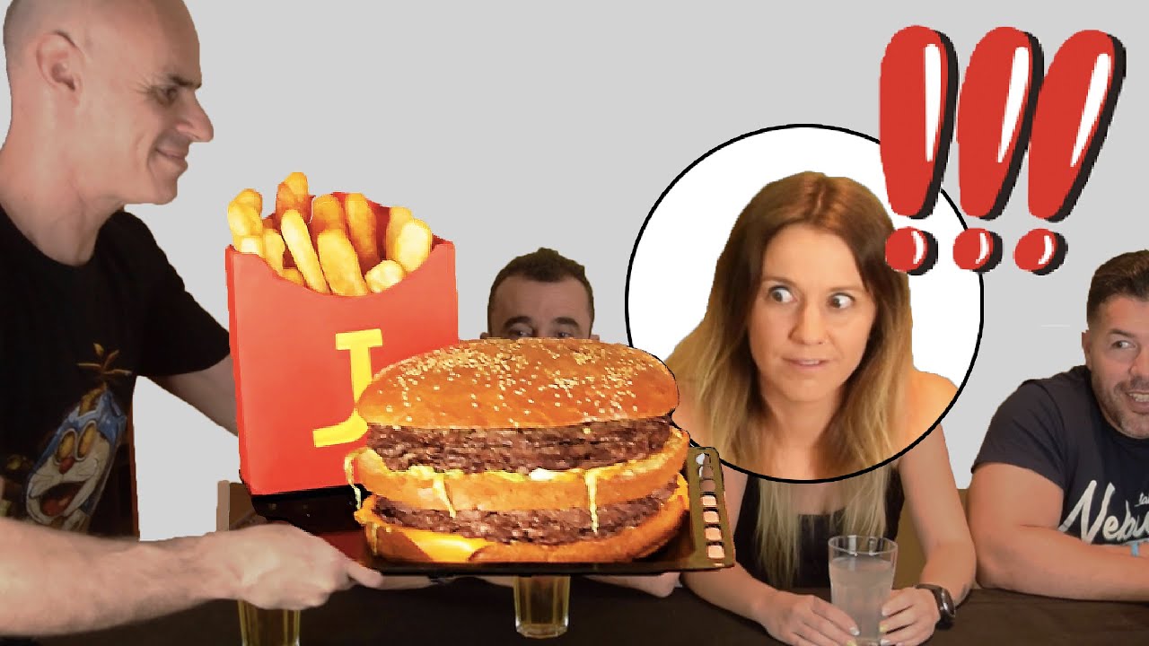 ¡TRIPLE BIG MAC de 5KG para mis Amigos – Es ENORME! 🍔😲