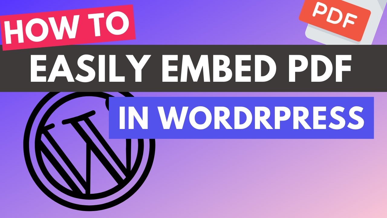 How to Embed Pdf in Wordpress (Pdf Embedder Plugin)