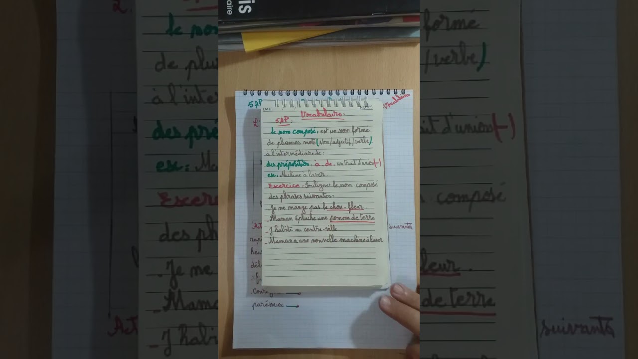 révision :vocabulaire 5ap