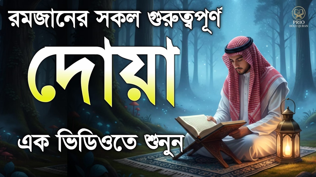 রমজানের সকল গুরুত্বপূর্ণ দোয়া  All Important Ramadan Dua  By Alaa Aqel