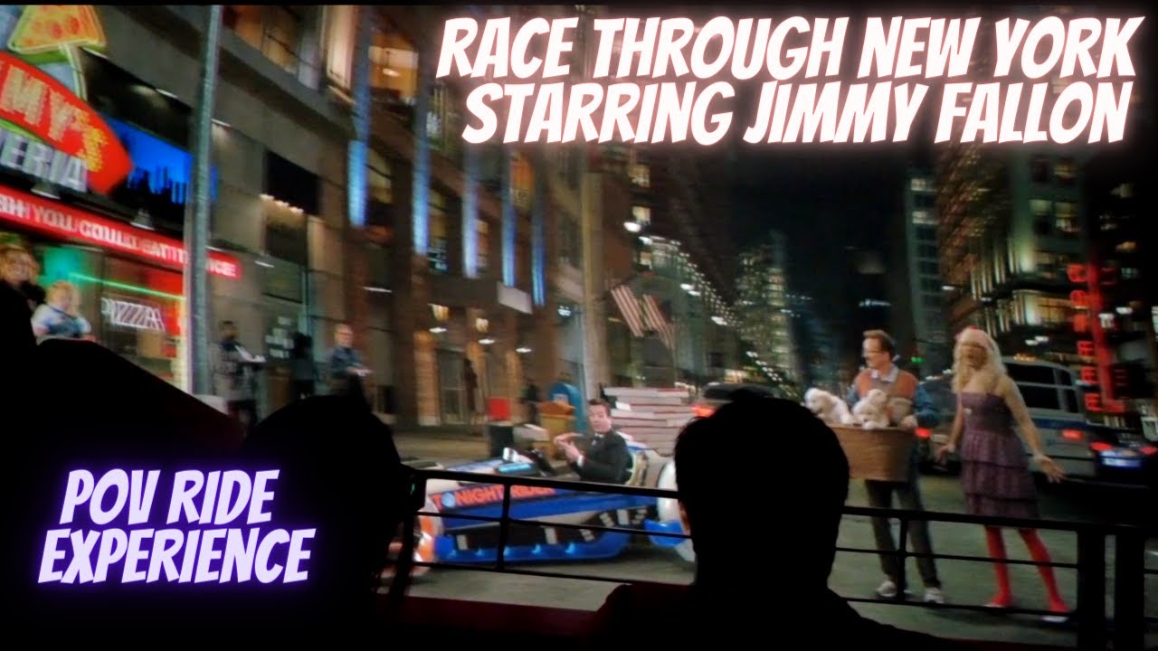 Race Through New York Starring Jimmy Fallon | POV RIDE EXPERIENCE - UNIVERSAL STUDIOS