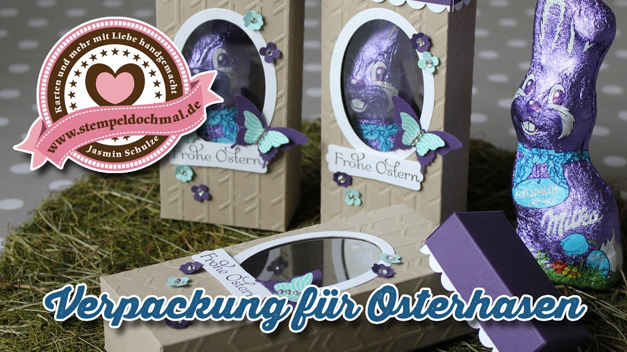 Tutorial: Verpackung für einen Osterhasen mit Material von Stampin' Up!
