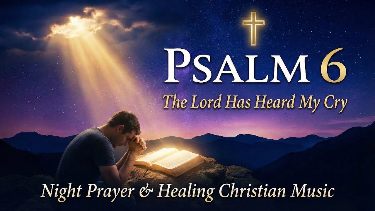 Psalm 6 Worship Song | The Lord Has Heard My Cry | Night Prayer & Healing Christian Music