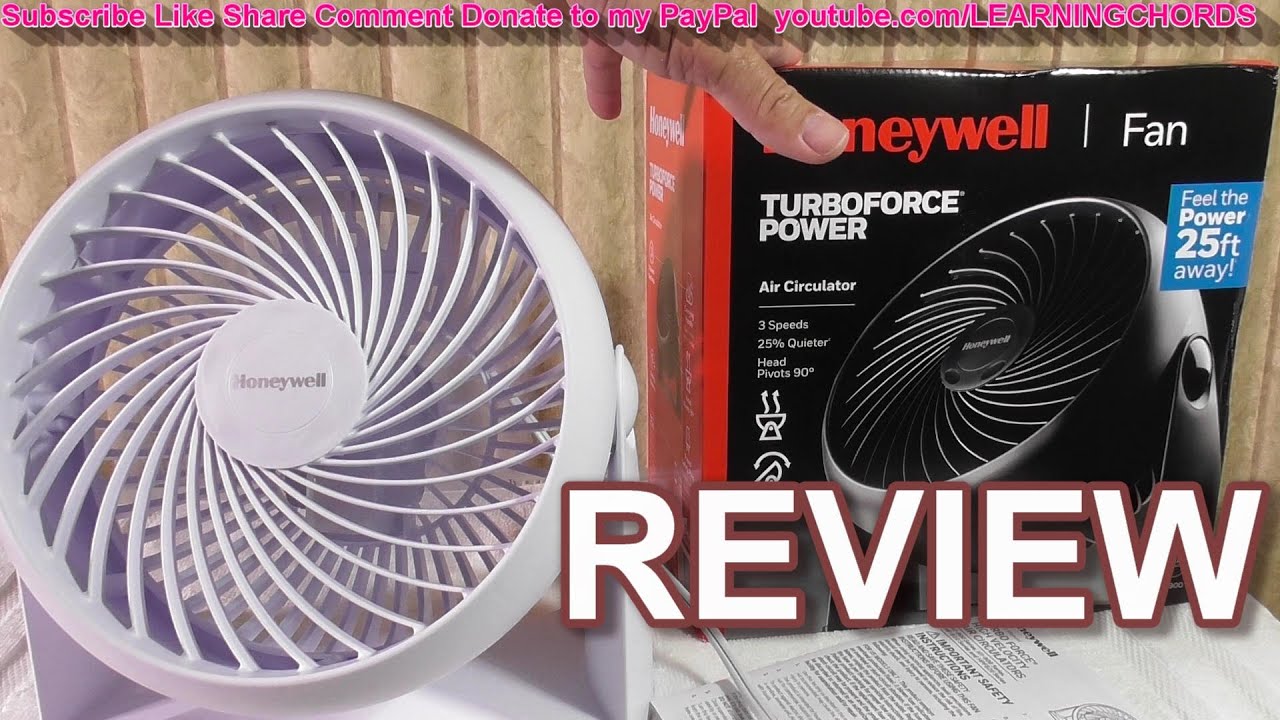 Honeywell HT-904 HT-900 TurboForce Tabletop Air Circulator Fan REVIEW