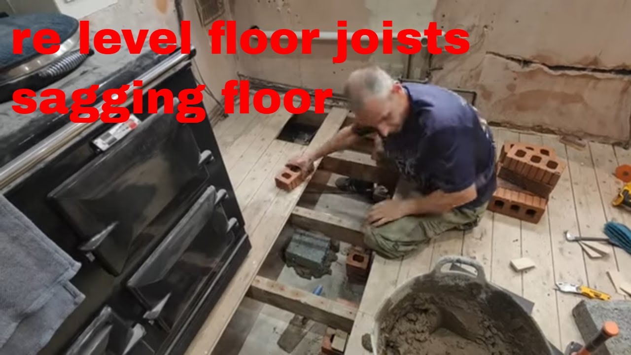 re level floor joists with jack