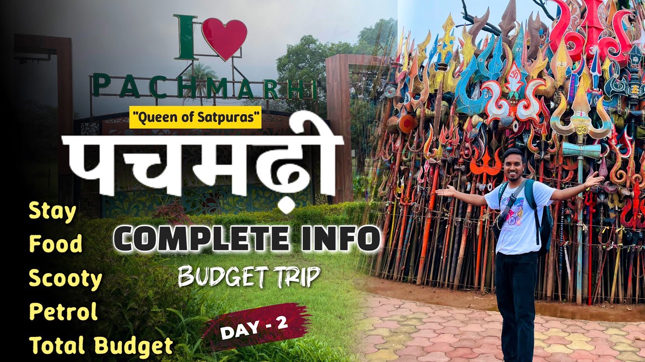 Pachmarhi Budget Trip Day 2 😍| Stay, Food, Scooty, Petrol & Total Budget | पचमढ़ी Travel Vlog 2025
