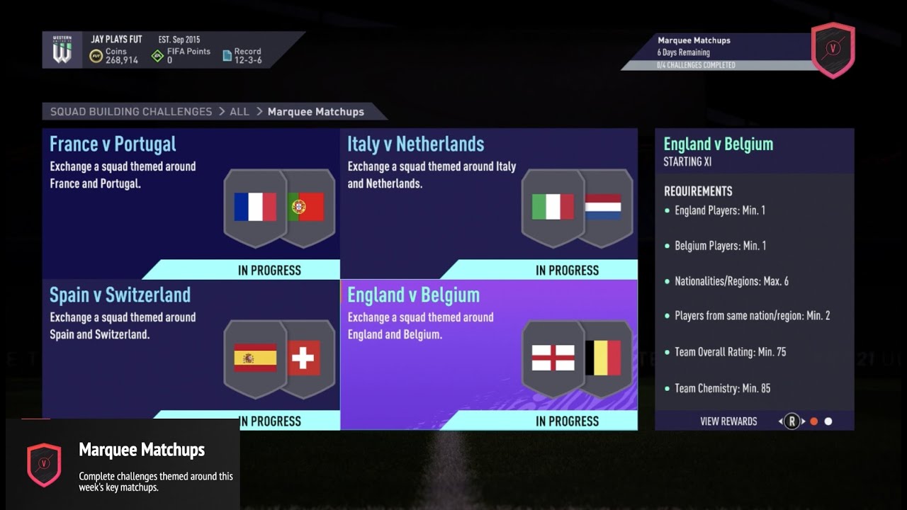 FIFA 21 SBC - MARQUEE MATCHUPS-  [CHEAP SOLUTION]