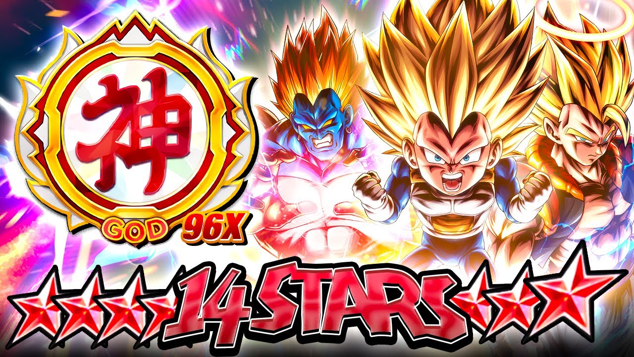 (Dragon Ball Legends) GOD RANK GRIND #96 WITH MINI SSJ3 VEGETA DOING NUCLEAR DAMAGE!