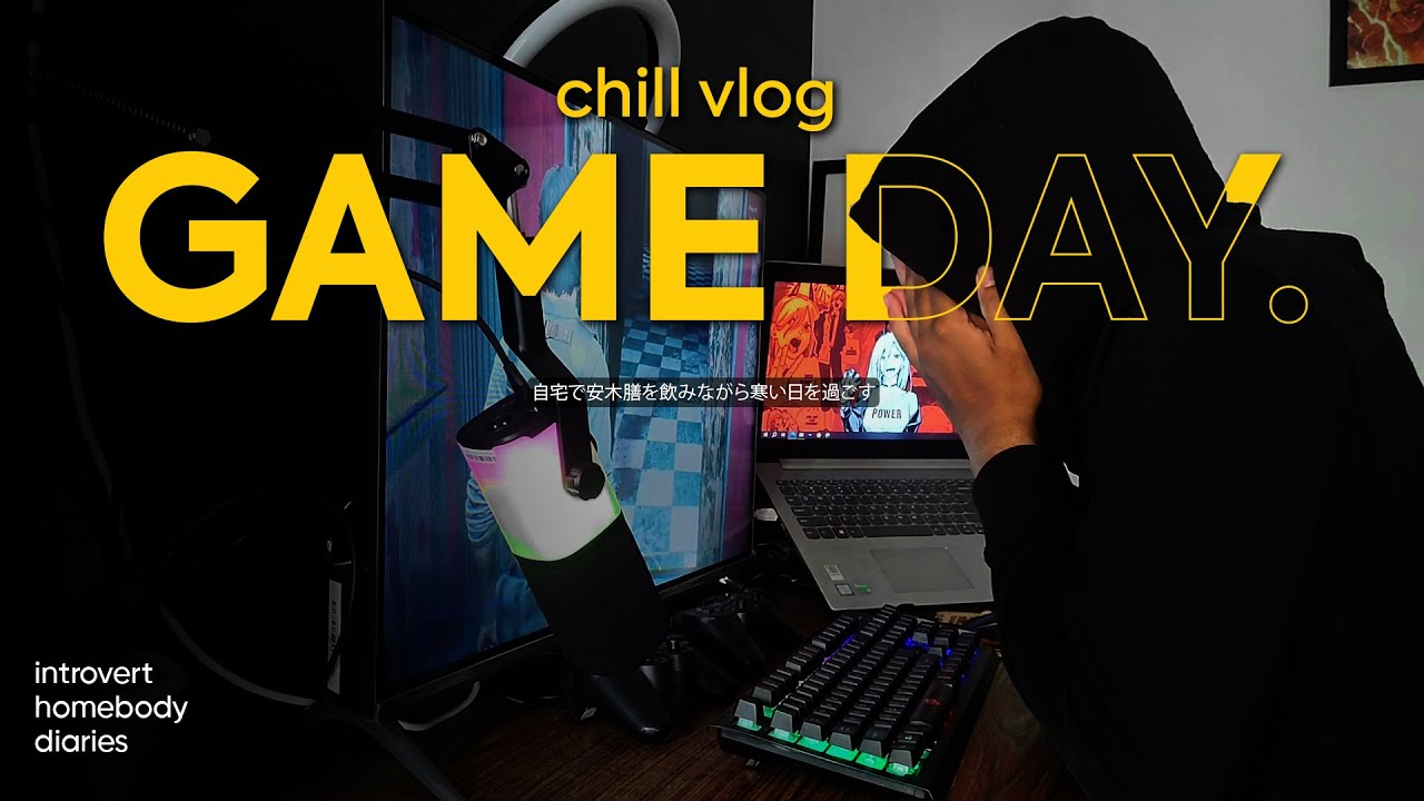Gaming Vlog | 👾💻 Chill Days at Home With My New Gaming Setup