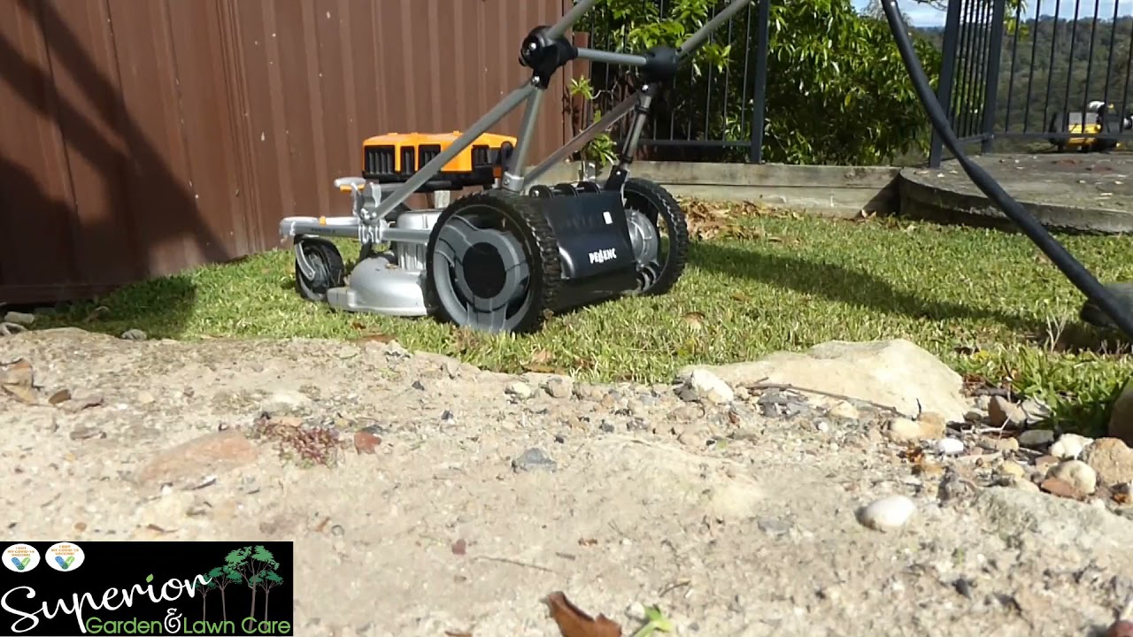 Putting our Pellenc Mower, Darwins Grip and Makita battery trimmer gear to use