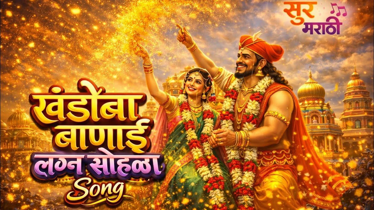 खंडोबाचा बाणाईचा झाला लगीन सोहळा पार SongMade by Sur Marathi#surmarathi#khandoba #jejuri#song 