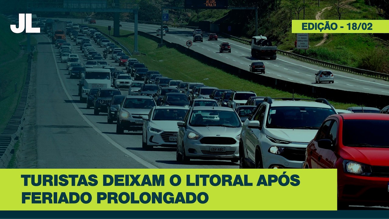 Turistas deixam o litoral após feriado prolongado | JCL