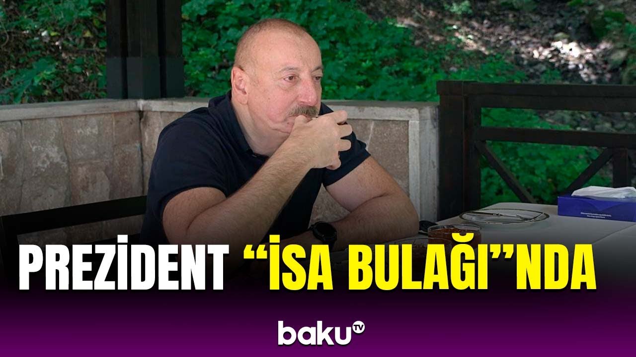 Prezident İlham Əliyevin Şuşa səfərindən görüntülər