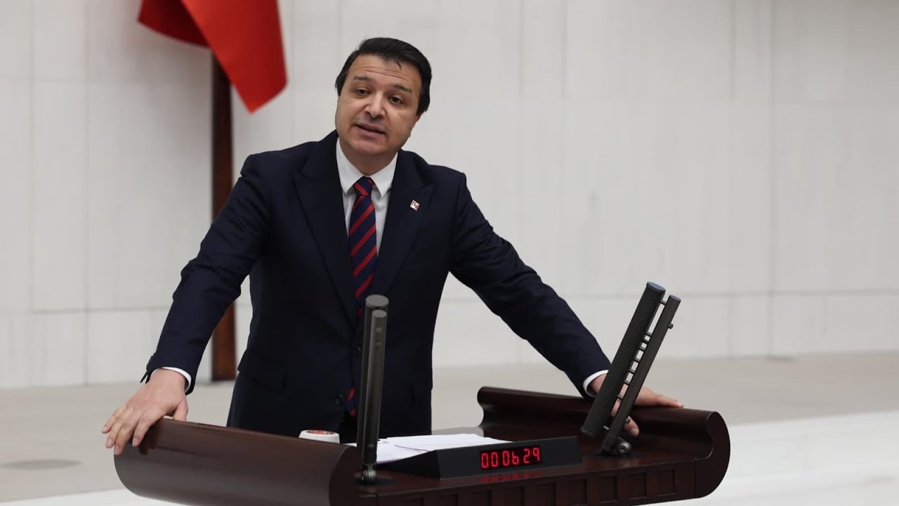 Genel Başkanımız Mahmut Arıkan, 2026 B&uuml;t&ccedil;e G&ouml;r&uuml;şmeleri &uuml;zerine TBMM Genel Kurulu&rsquo;na hitap ediyor.