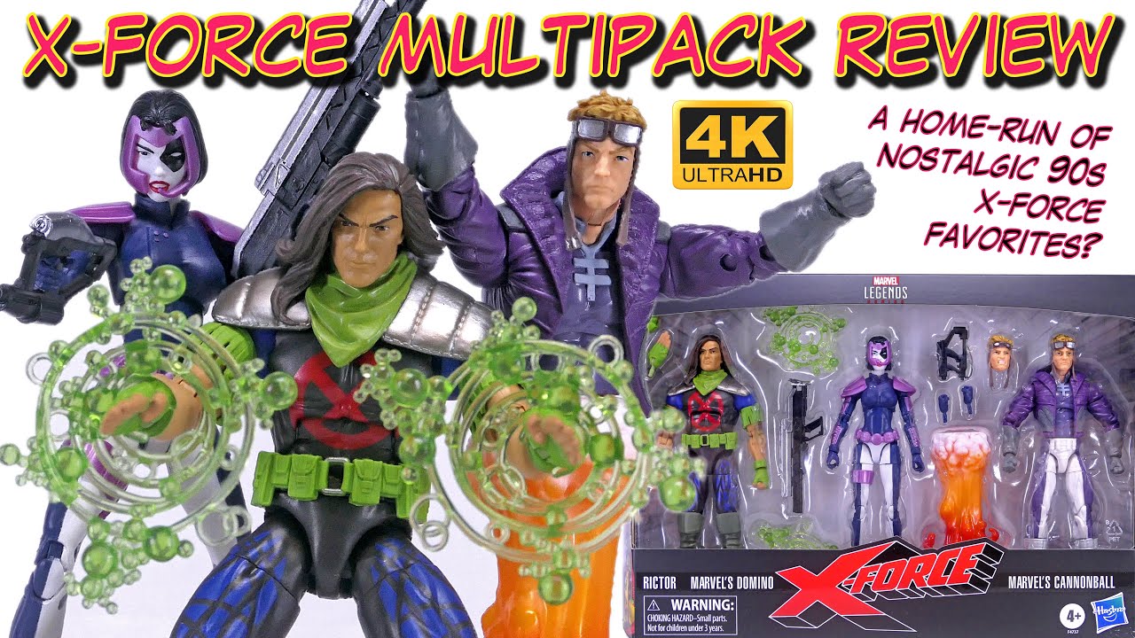 X-Force Multipack Rictor Domino Cannonball Unboxing and Review Disney Pulse Exclusive Marvel Legends