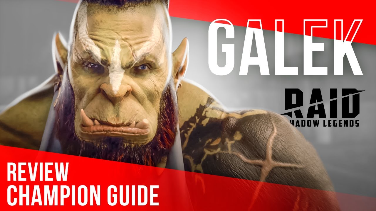 GALEK &rsquo;s Gear & Masteries, How to Build🔥RAID Shadow Legends Beginners Tips for Starter Champion🔥