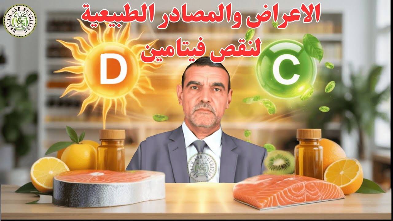 ☀️ فيتامين D و C: كيف نكتشف النقص وندعم الجسم بالغذاء؟ 🍊 مع الدكتور محمد الفايد