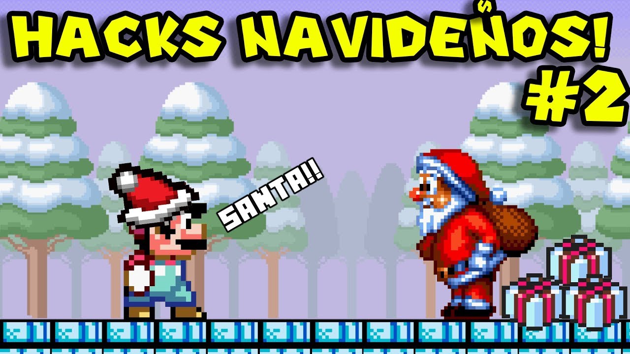 Jugando Hacks Navideños de Super Mario World con Pepe el Mago (Especial Navideño #2)