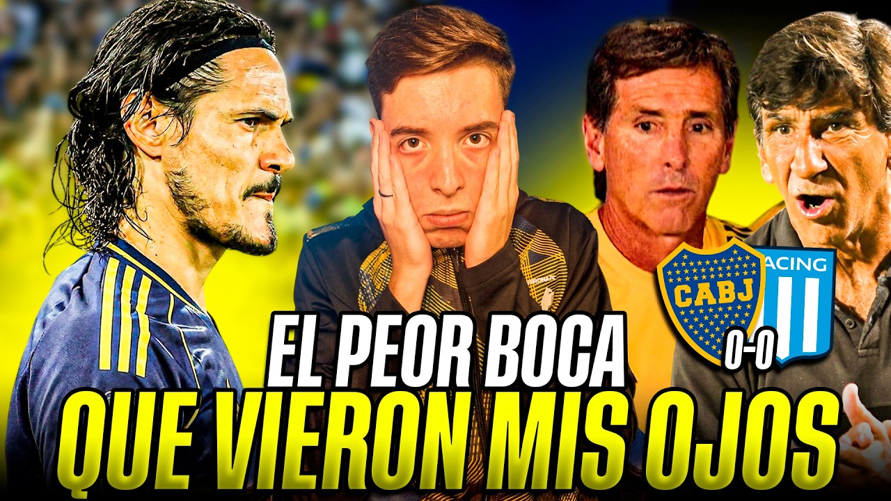 ¡BOCA SIEMPRE PUEDE JUGAR PEOR Y HOY NI SIQUIERA PATEÓ AL ARCO! ANÁLISIS  0-0 VS RACING