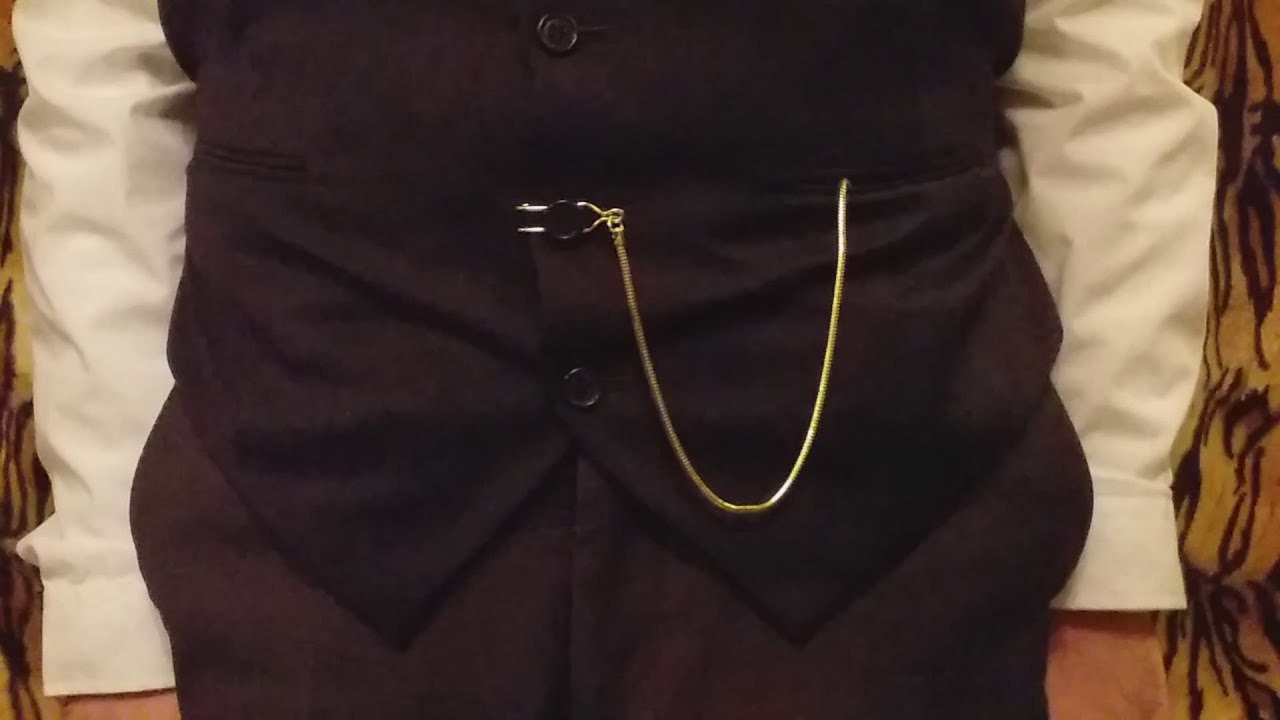 MODO DE USAR UN GANCHO DE PINZA DE UN  RELOJ DE BOLSILLO