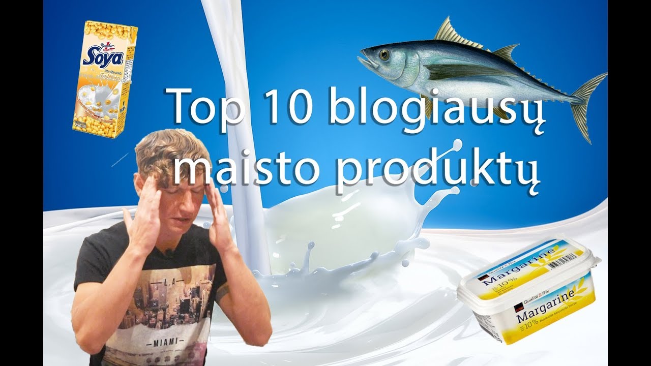 Top 10 maisto produktų, kurių nevertėtų vartoti.