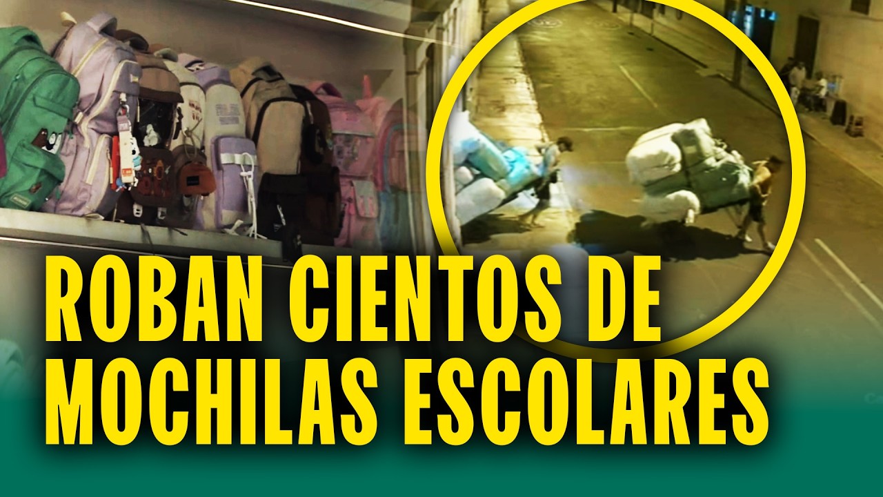 Robaron durante 1 hora y en frente de vecinos: Así fue el crimen en una tienda de mochilas