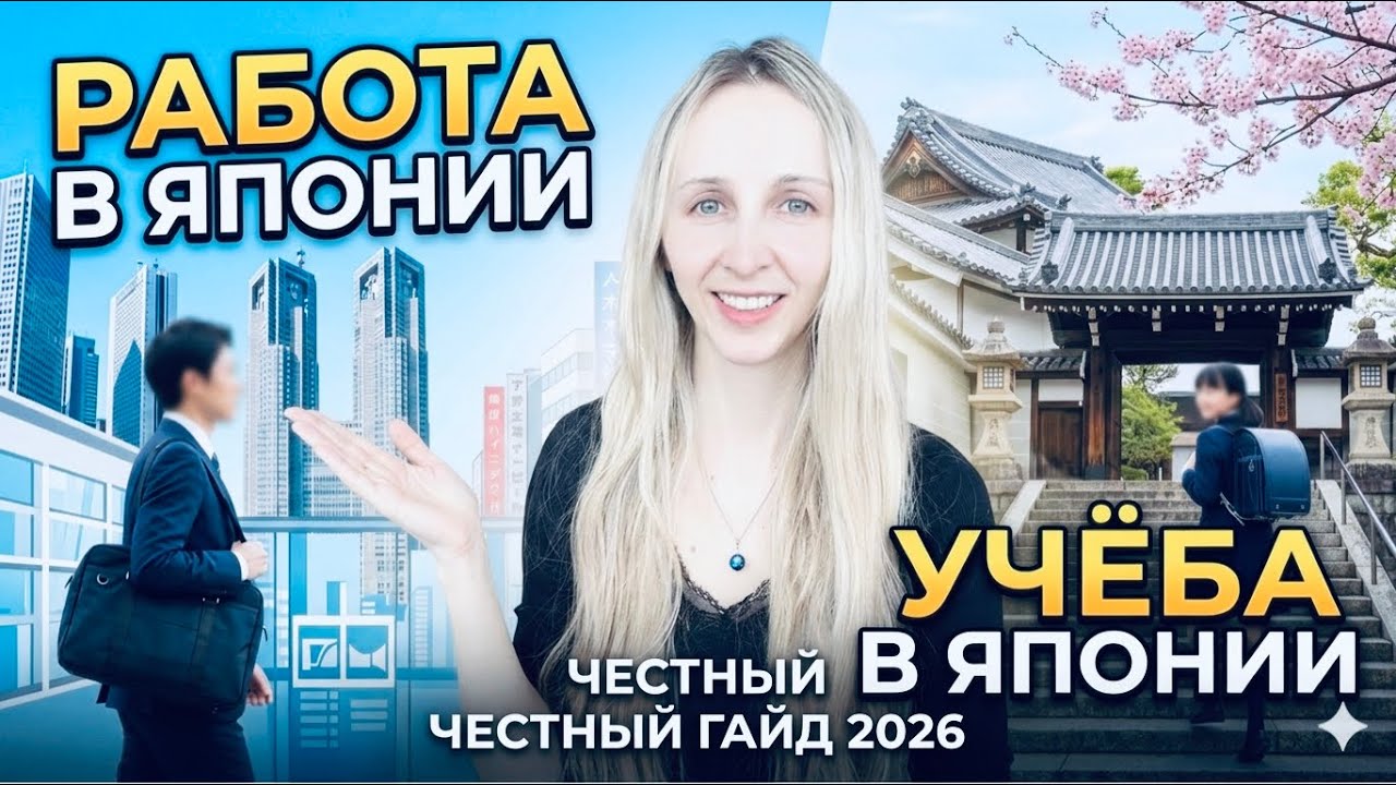 Как переехать в Японию в 2026? Честный гайд: работа и учёба🇯🇵