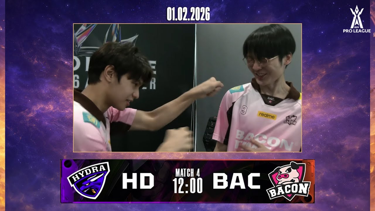 Bacon Time 🆚 Hydra | RoV Pro League 2026 Summer | Hỏng File Co-Stream 01.02.2026
